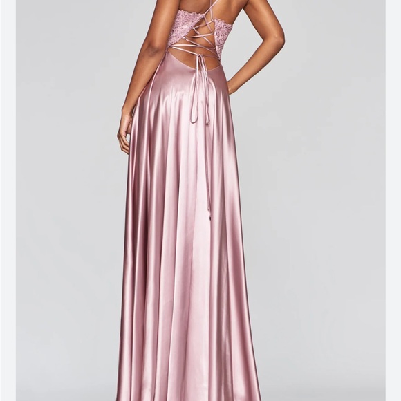 Beautiful Faviana Glamour formal lilac/rose gown size 6 - Picture 2 of 6